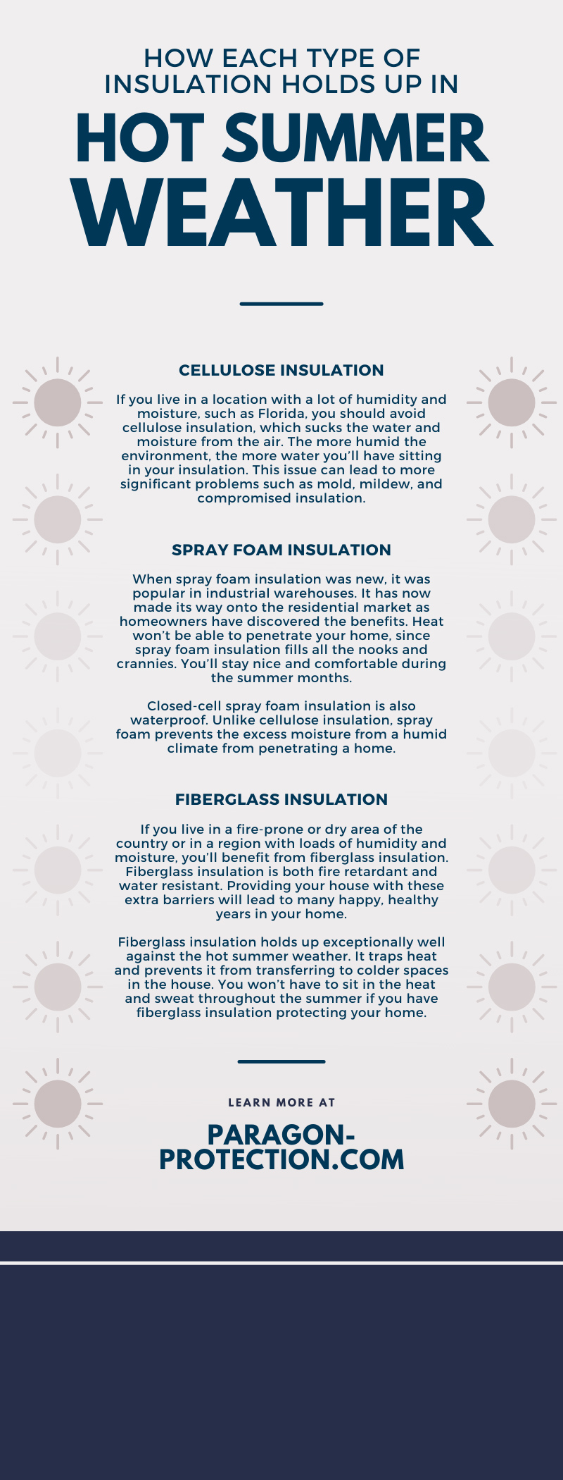 How Each Type of Insulation Holds Up in Hot Summer Weather